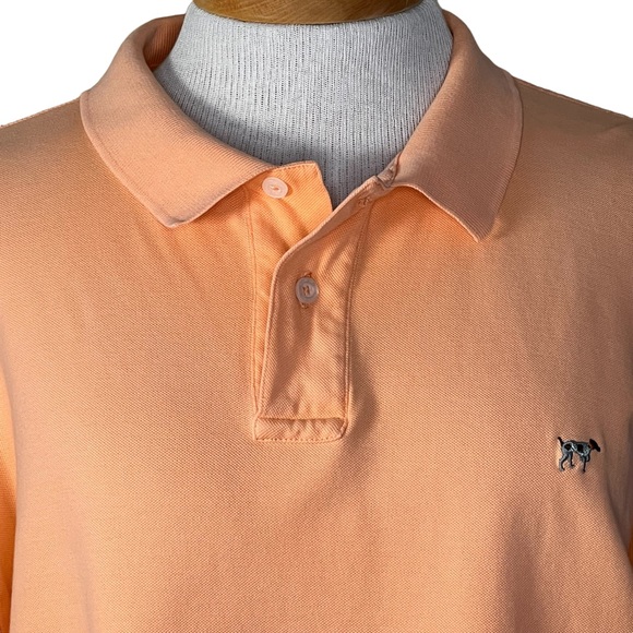 Southern Point Co. Peach Polo With Embroidered Hunting Dog Logo Large - Picture 2 of 11